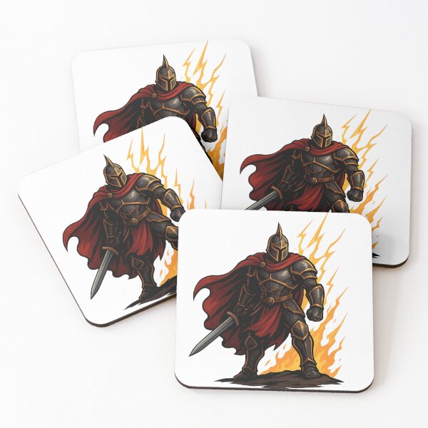 Item preview, Dark warrior in burning armor designed and sold by BeenSavage.