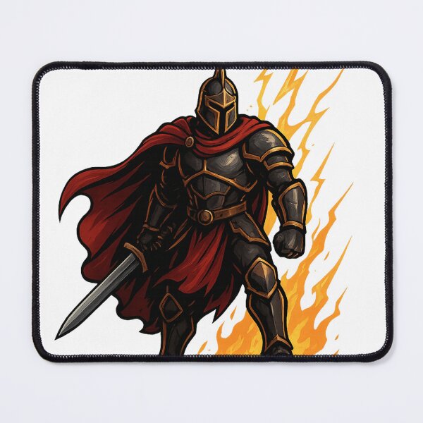 Item preview, Dark warrior in burning armor designed and sold by BeenSavage.
