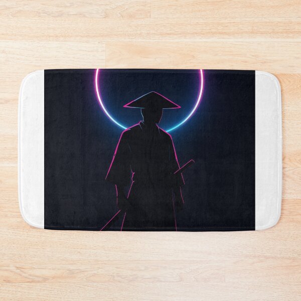 Item preview, Samurai Under Neon Moon Light designed and sold by DeeNewcastle.