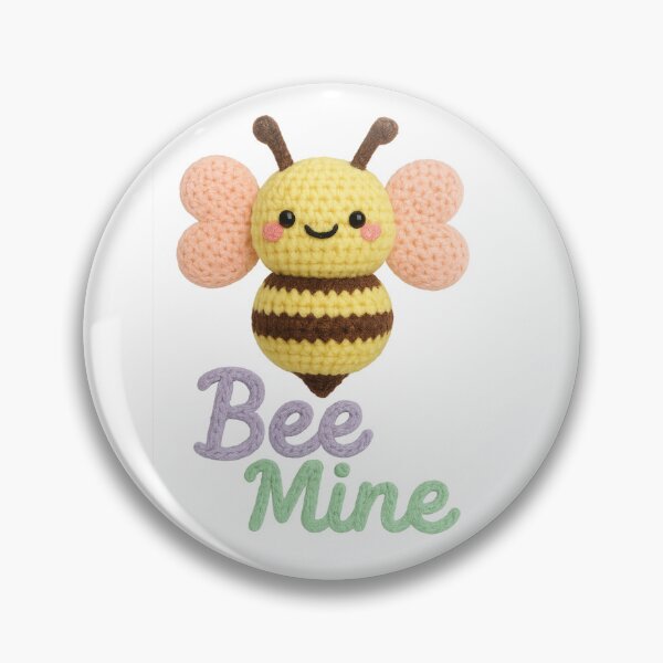 Item preview, Cute Bee Amigurumi Crochet Plush designed and sold by Tiny Stitch World.