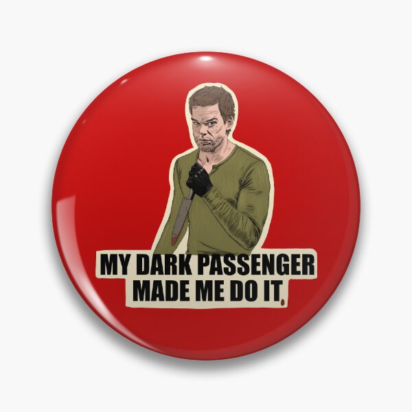 Item preview, Dexter Fan Art – Dark Passenger Quote Illustration designed and sold by from here 2 mars.