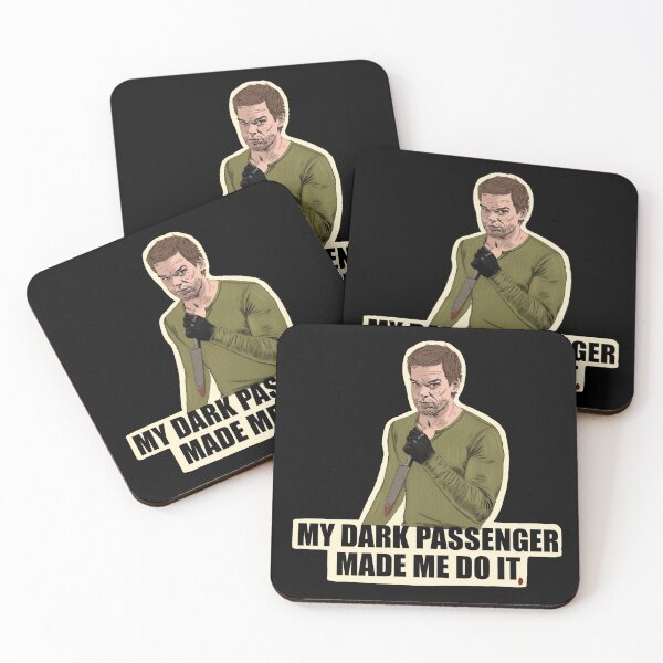 Item preview, Dexter Fan Art – Dark Passenger Quote Illustration designed and sold by from here 2 mars.