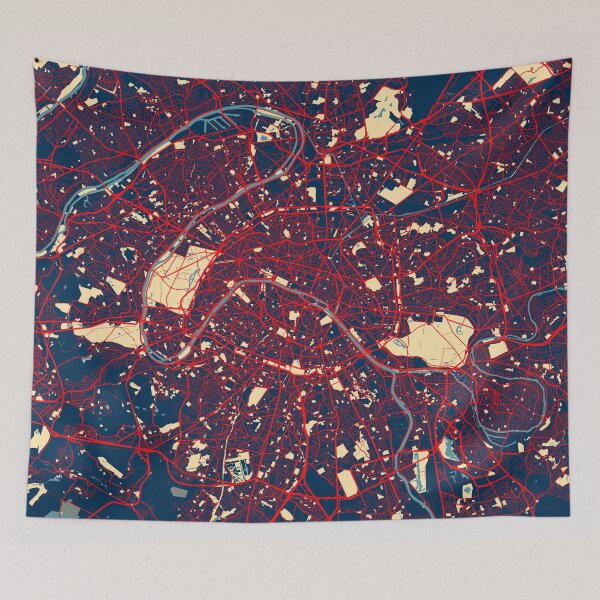 Item preview, Paris City Map of France - Hope designed and sold by deMAP.