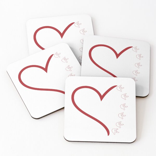 Item preview, Half Heart, Half ASL “I Love You” – Deaf Pride Design designed and sold by TheJCGallery.