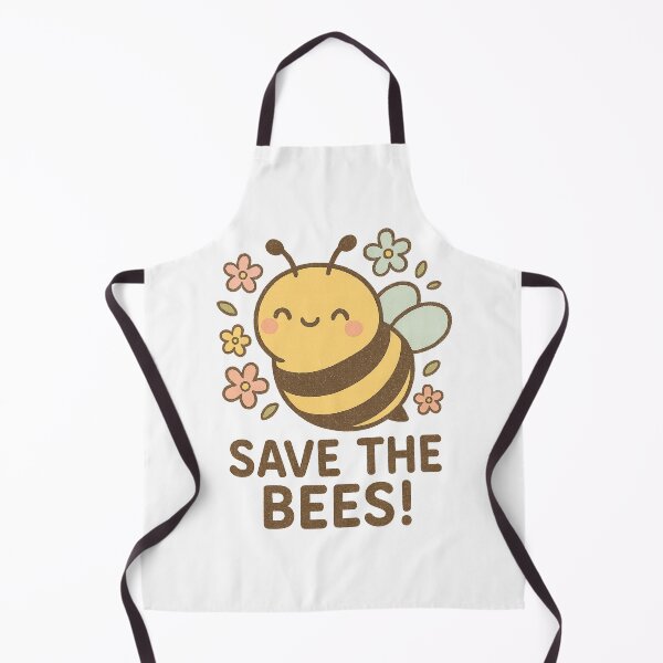 Item preview, Kawaii Bee – Cute Eco Friendly Design Save the Bees designed and sold by Dream Machine.