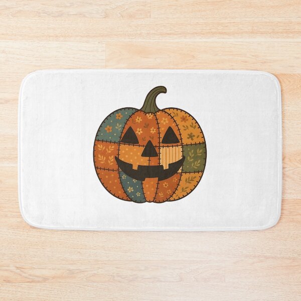 Item preview, Retro Patchwork Halloween Pumpkin designed and sold by Felixlagerfeld.