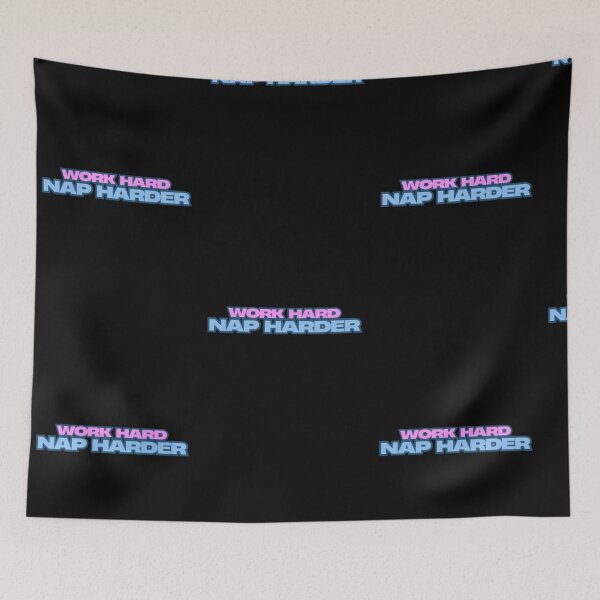 Item preview, "Work Hard Nap Harder" Best Tagline Text Design designed and sold by Aldrin Capco.
