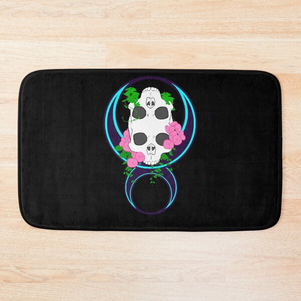 Item preview, Double Skull with Flowers designed and sold by Steve Nepote Designs.