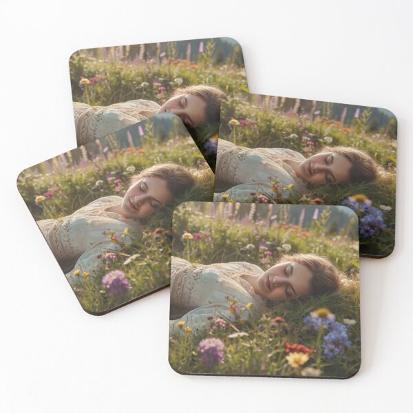 Item preview, Victorian Woman Sleeping in the Meadow designed and sold by BlareBlare.