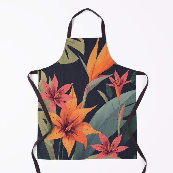 Item preview, Tropical Flowers and Leaves with Purple Background designed and sold by Ciervo Primavera.