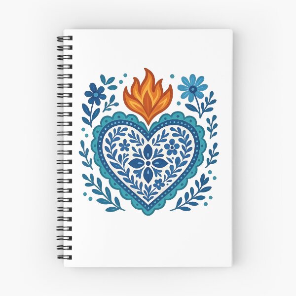 Item preview, Colorful Mexican Talavera Heart designed and sold by Felixlagerfeld.