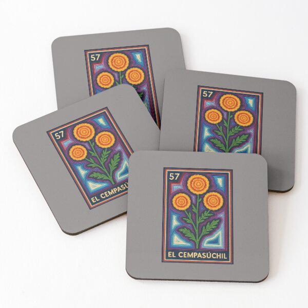 Item preview, Mexican Lottery Card 57 El Cempasuchil The Marigold designed and sold by retrographics.