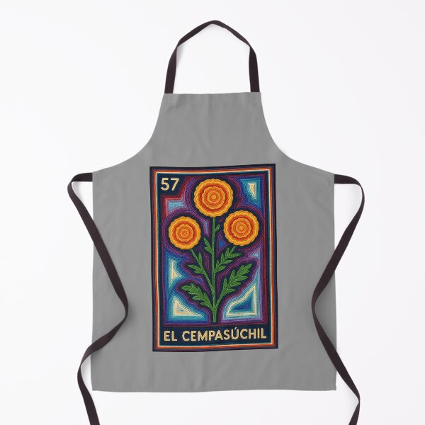 Item preview, Mexican Lottery Card 57 El Cempasuchil The Marigold designed and sold by retrographics.