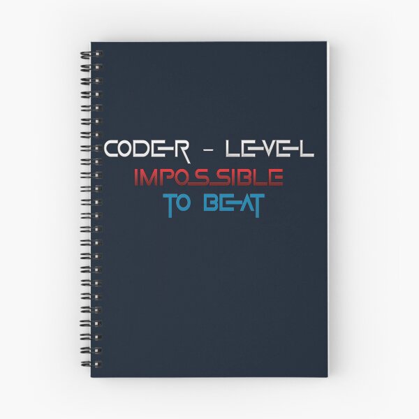 Item preview, Coder – Level: Impossible to Beat | Gamer & Developer Quote Design designed and sold by ArtVibeDesign.