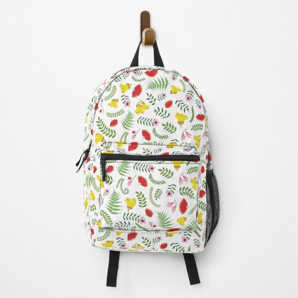 Item preview, New Zealand flowers, native botanical florals - White designed and sold by Rebeccatiana.nz.