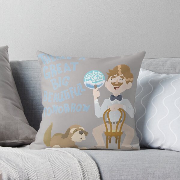 Item preview, Optimistic Man, Dog & Niagara Falls: A Bright Future Ahead designed and sold by zinakorbarfx.