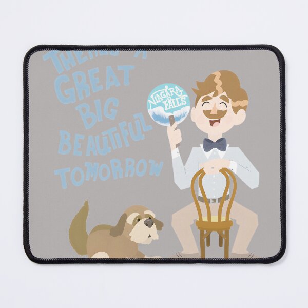 Item preview, Optimistic Man, Dog & Niagara Falls: A Bright Future Ahead designed and sold by zinakorbarfx.