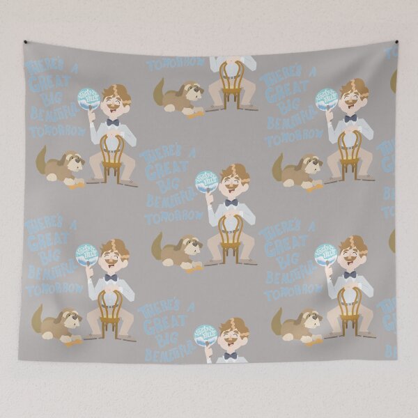 Item preview, Optimistic Man, Dog & Niagara Falls: A Bright Future Ahead designed and sold by zinakorbarfx.