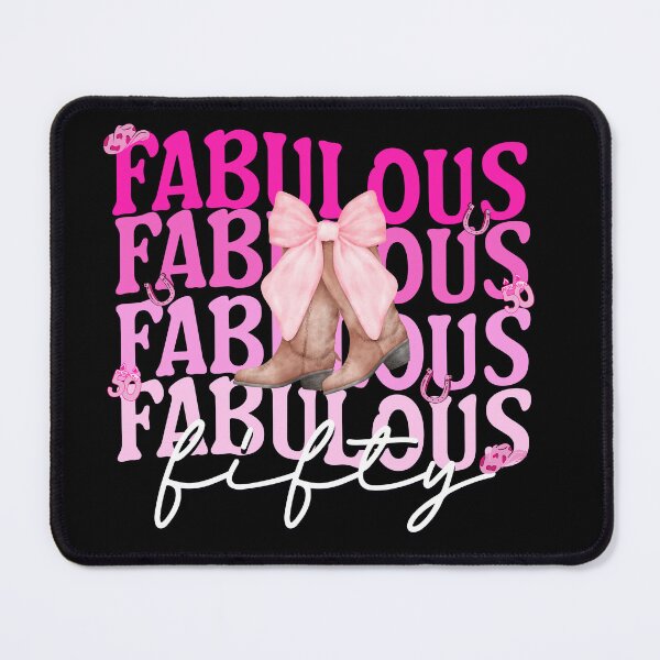 Item preview, Fifty and Fabulous Country Coquette design designed and sold by Grade A Gifts.