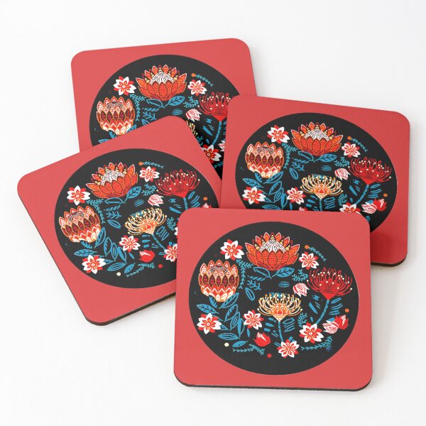 Item preview, Folk Flowers designed and sold by ViaARTfactory.