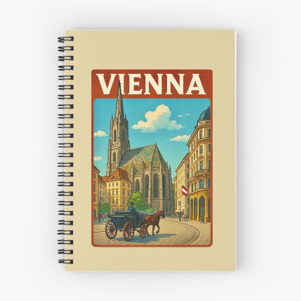 Item preview, Vienna Austria —- St. Stephen's Cathedral & Carriage designed and sold by Myra365Art.