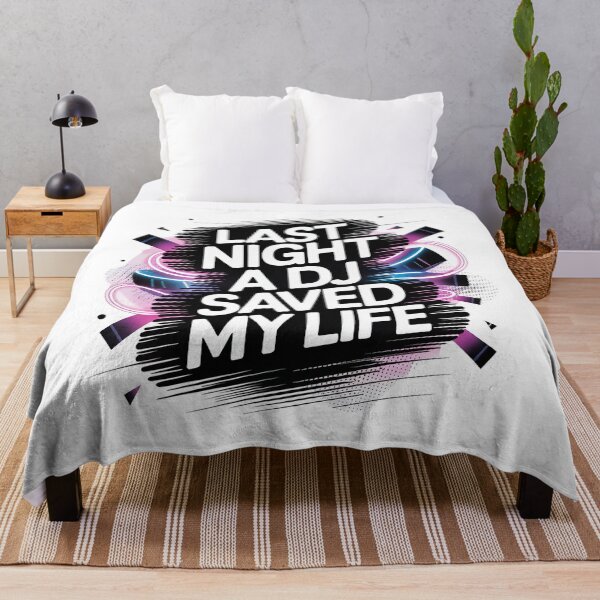 Item preview, Last Night A DJ Saved My Life designed and sold by graphic-genie.