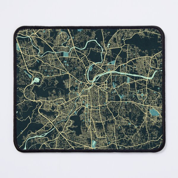 Item preview, Pune City Map of Maharashtra, India - Summer designed and sold by deMAP.