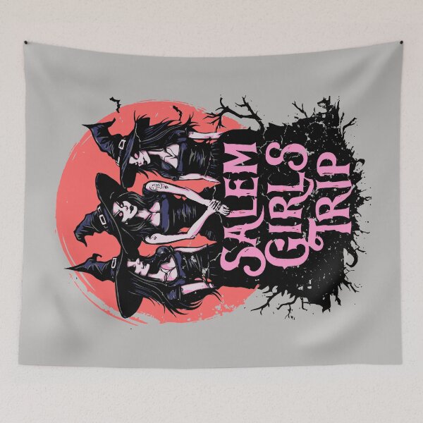 Item preview, Salem Girls Trip - Cute Funny Vintage Halloween Witches designed and sold by Urban-Alien.