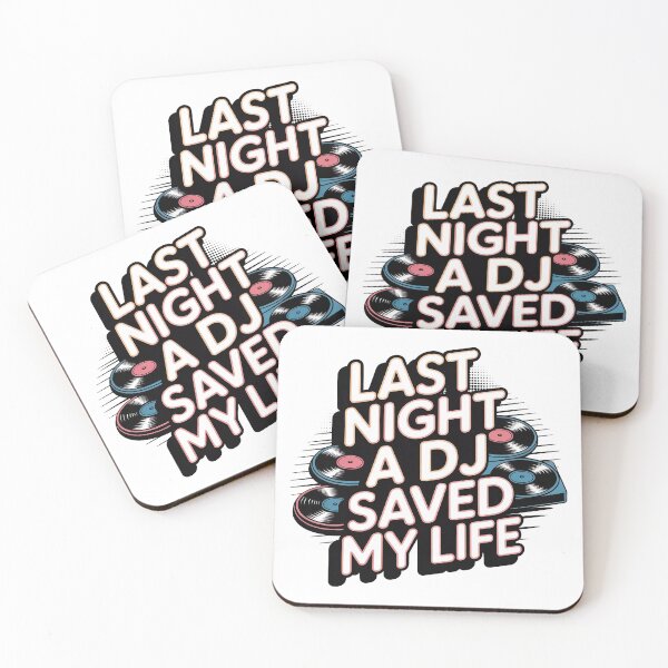 Item preview, Last Night A DJ Saved My Life designed and sold by graphic-genie.