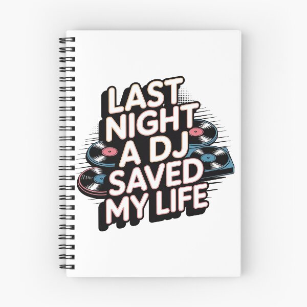 Item preview, Last Night A DJ Saved My Life designed and sold by graphic-genie.