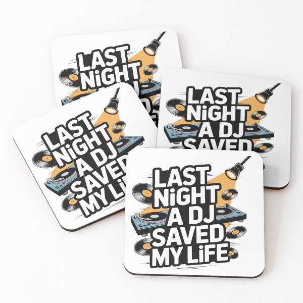 Item preview, Last Night A DJ Saved My Life designed and sold by graphic-genie.