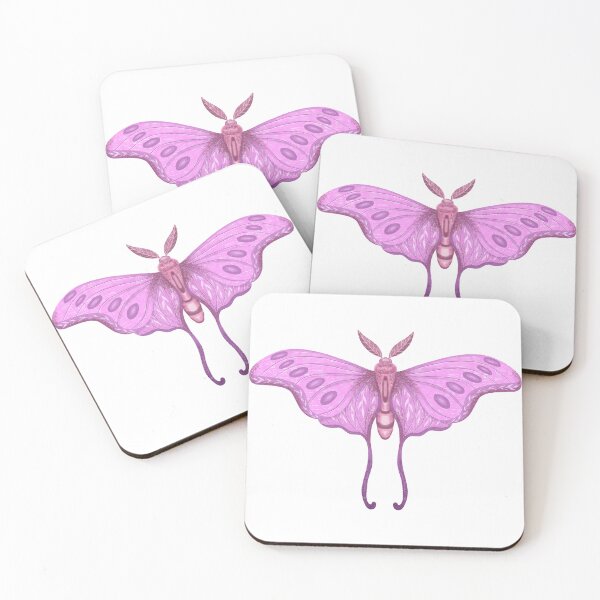 Item preview, Feminine purple pink moth designed and sold by pinkyfish1010.