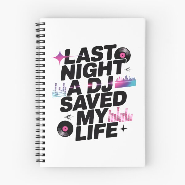 Item preview, Last Night A DJ Saved My Life designed and sold by graphic-genie.
