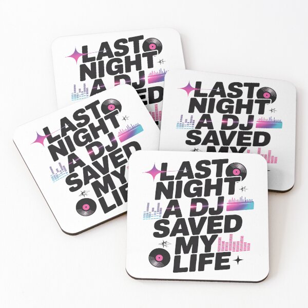 Item preview, Last Night A DJ Saved My Life designed and sold by graphic-genie.