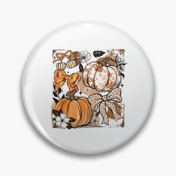 Item preview, Floral Fall Pumpkin designed and sold by Felixlagerfeld.