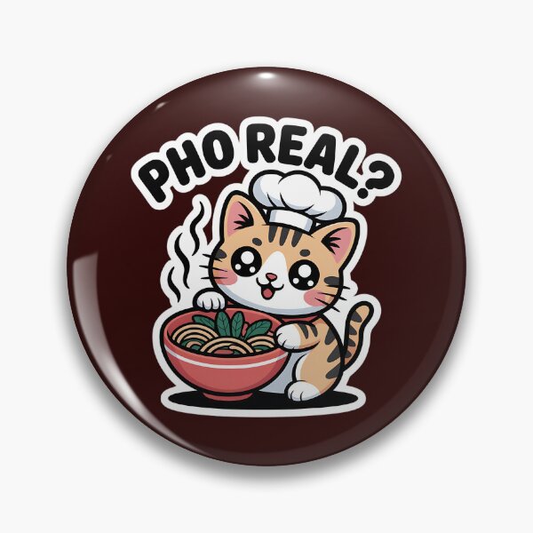 Item preview, Pho Real Cat Pun Kawaii Foodie Art designed and sold by Bliss Find And Design.