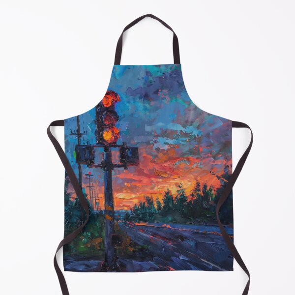 Item preview, Red Light at Sunset Drive designed and sold by ArgentoArt.