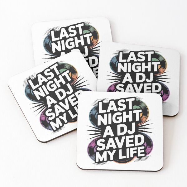 Item preview, Last Night A DJ Saved My Life designed and sold by graphic-genie.