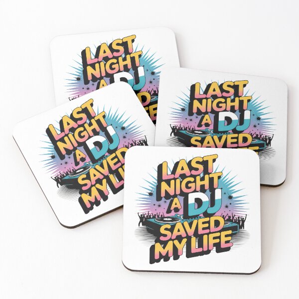 Item preview, Last Night A DJ Saved My Life designed and sold by graphic-genie.