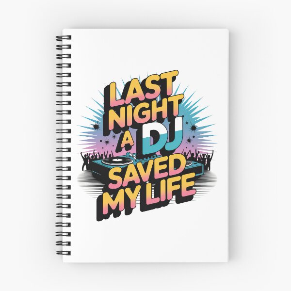 Item preview, Last Night A DJ Saved My Life designed and sold by graphic-genie.