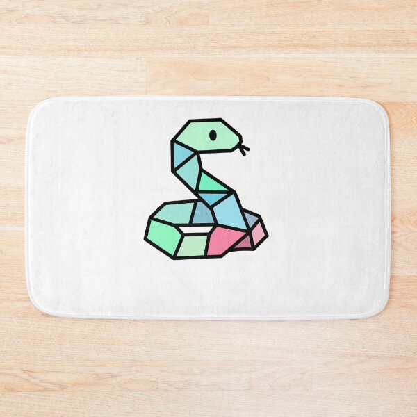 Item preview, Colorful Geometric Snake Illustration designed and sold by Art_Layer.