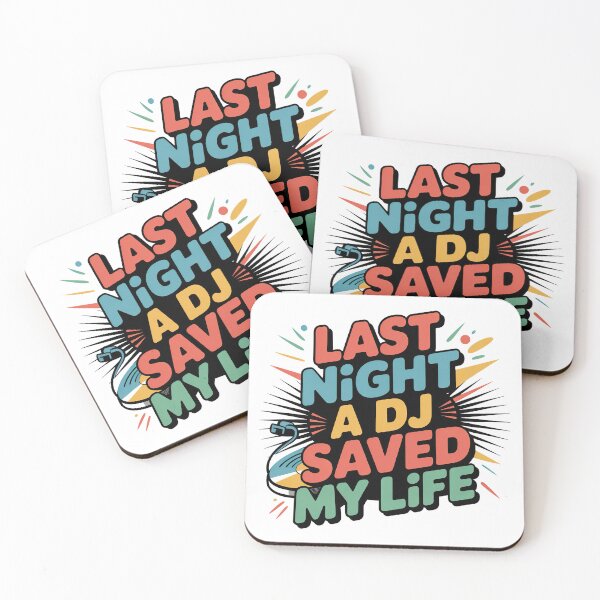 Item preview, Last Night A DJ Saved My Life designed and sold by graphic-genie.