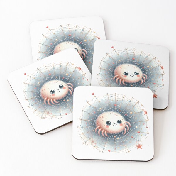 Item preview, Scary white spider on its web designed and sold by JonysCreativeDesigns.