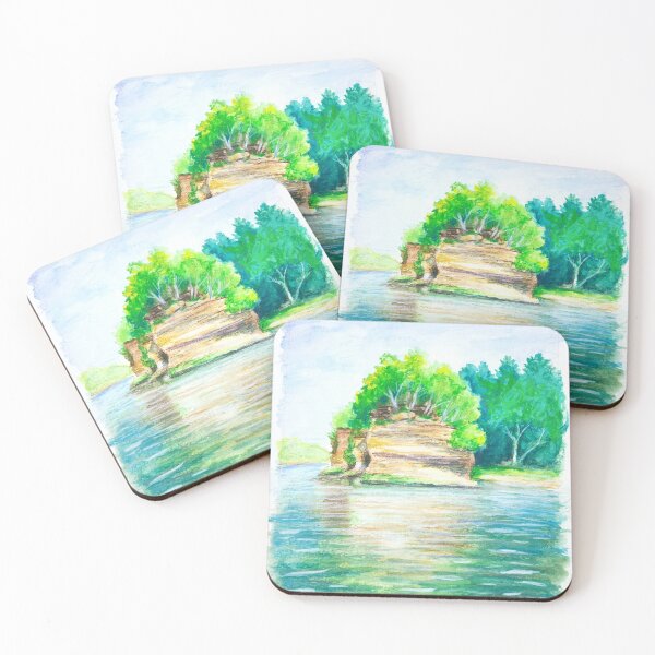 Item preview, Wisconsin River at WI Dells designed and sold by Anne Dallman.