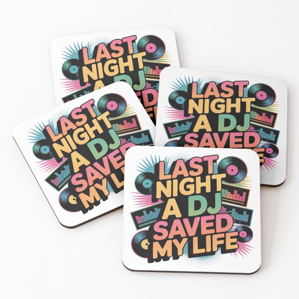 Item preview, Last Night A DJ Saved My Life designed and sold by graphic-genie.