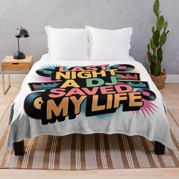 Item preview, Last Night A DJ Saved My Life designed and sold by graphic-genie.