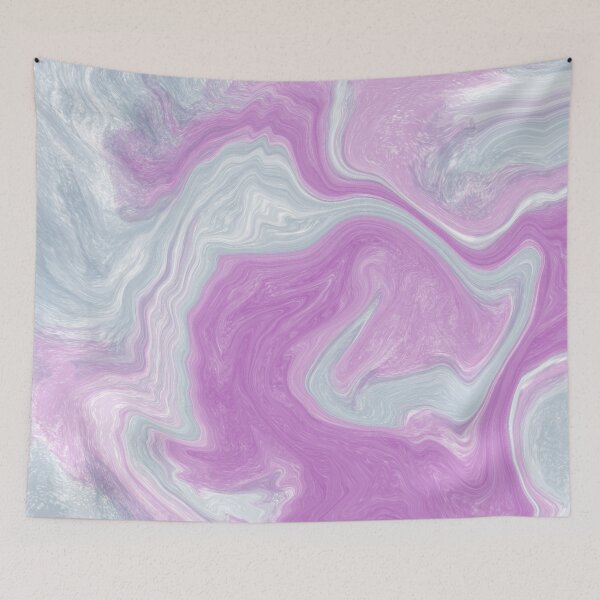 Item preview, Pink and Aqua Liquid Gemstone Swirl designed and sold by BleuAbstracts.