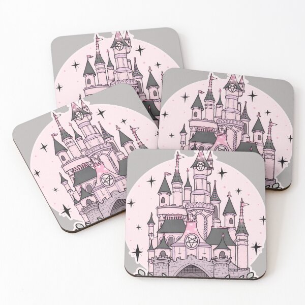 Item preview, Magical Pink Goth Castle | Pastel Spooky Fantasy | Witchy Aesthetic designed and sold by giaquintomoe.