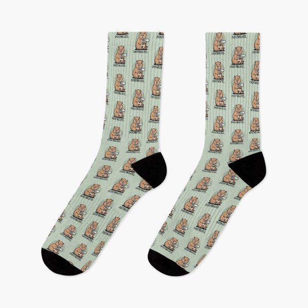 Item preview, Overstimulated… Capybara Loading (Cute Anxiety) designed and sold by Simplystik.