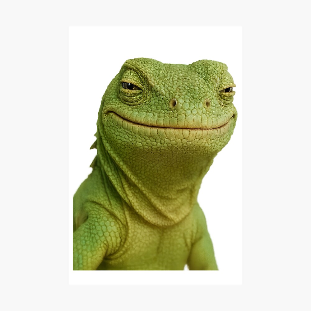 Lizard Meme, Lizard Poster